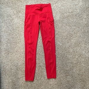 Lululemon Fast and Free 25” pants, size 4
